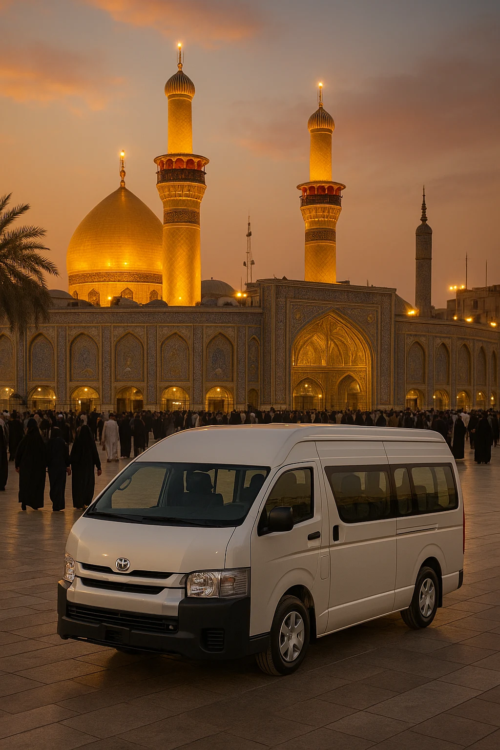 کرایه ون برای کربلا